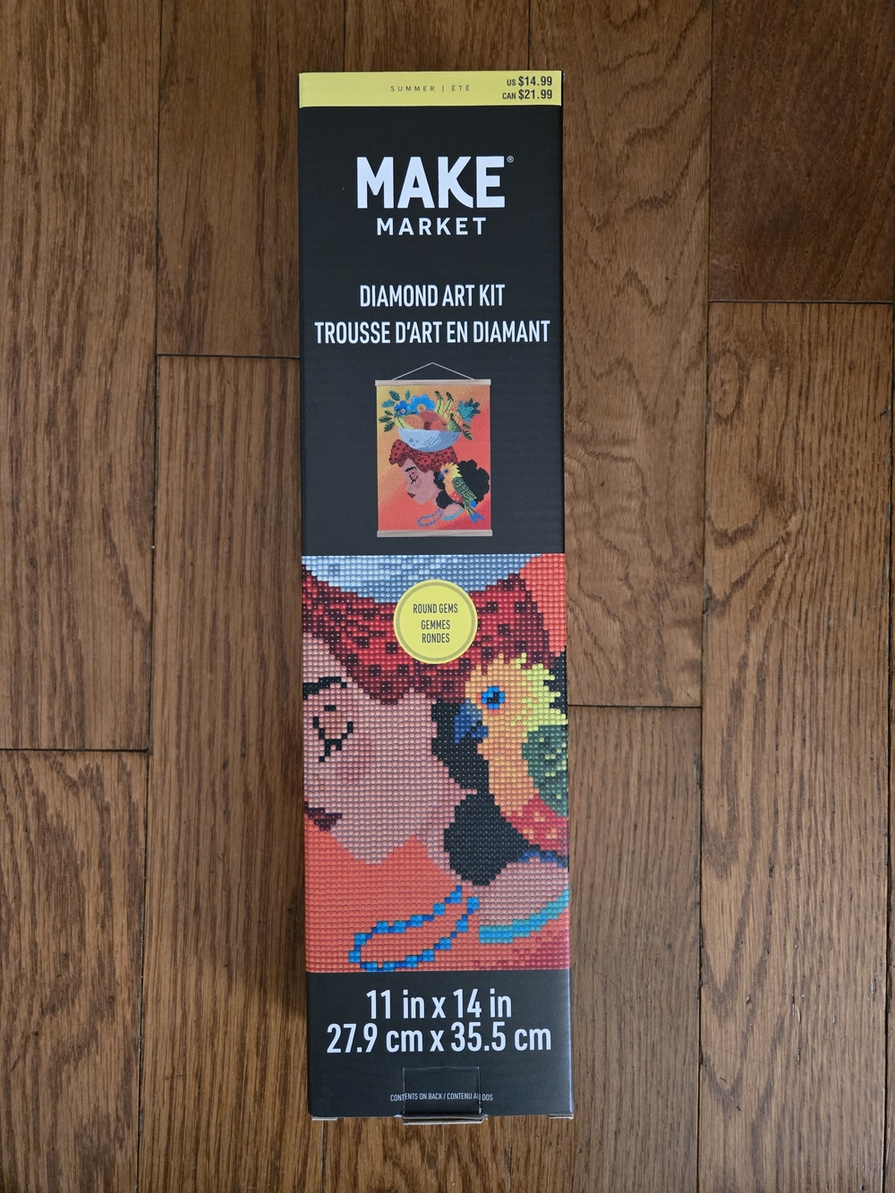 Make Market Diamond Art Kit "Girl With Bird"